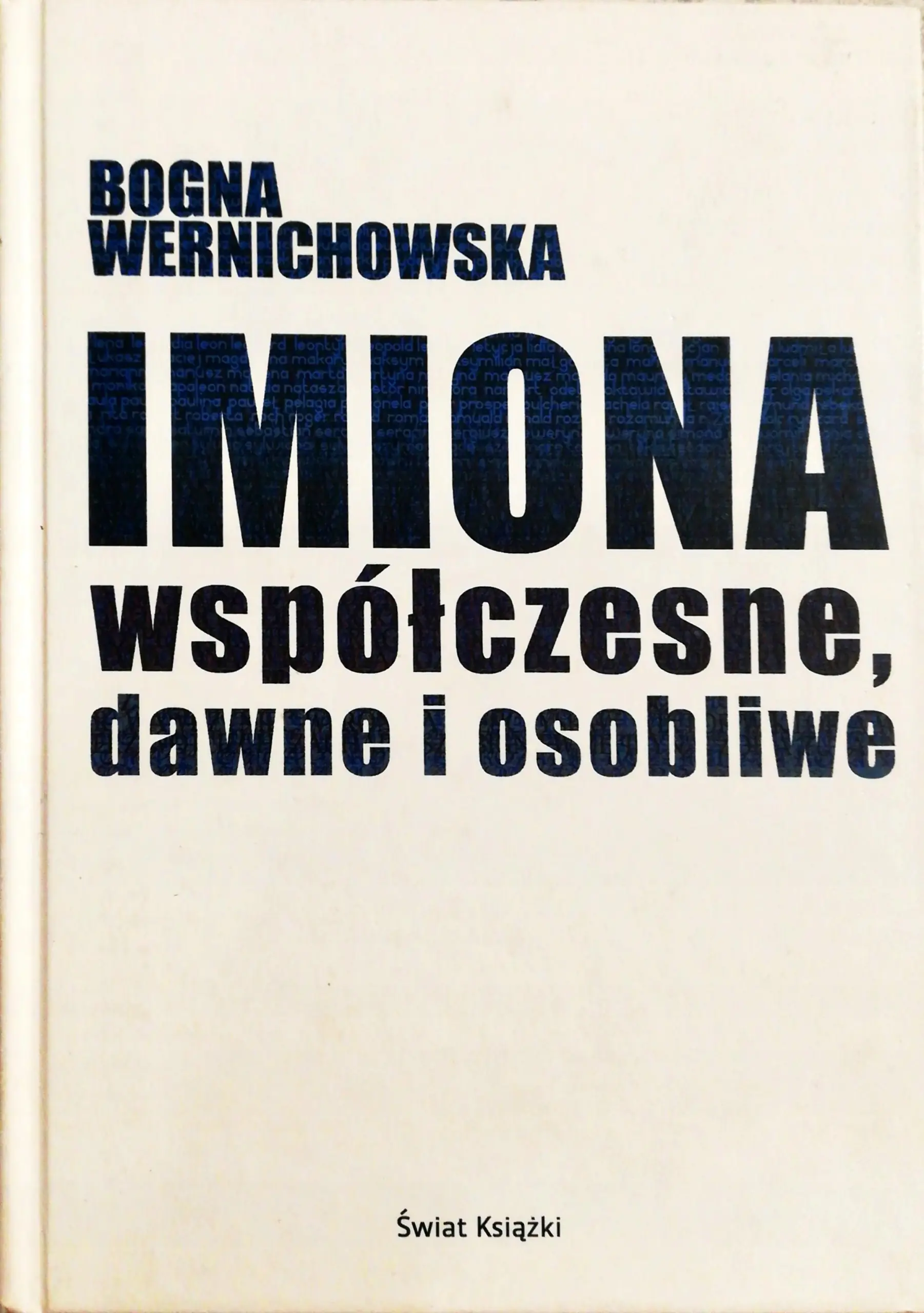 Książka - Imiona współczesne dawne i osobliwe