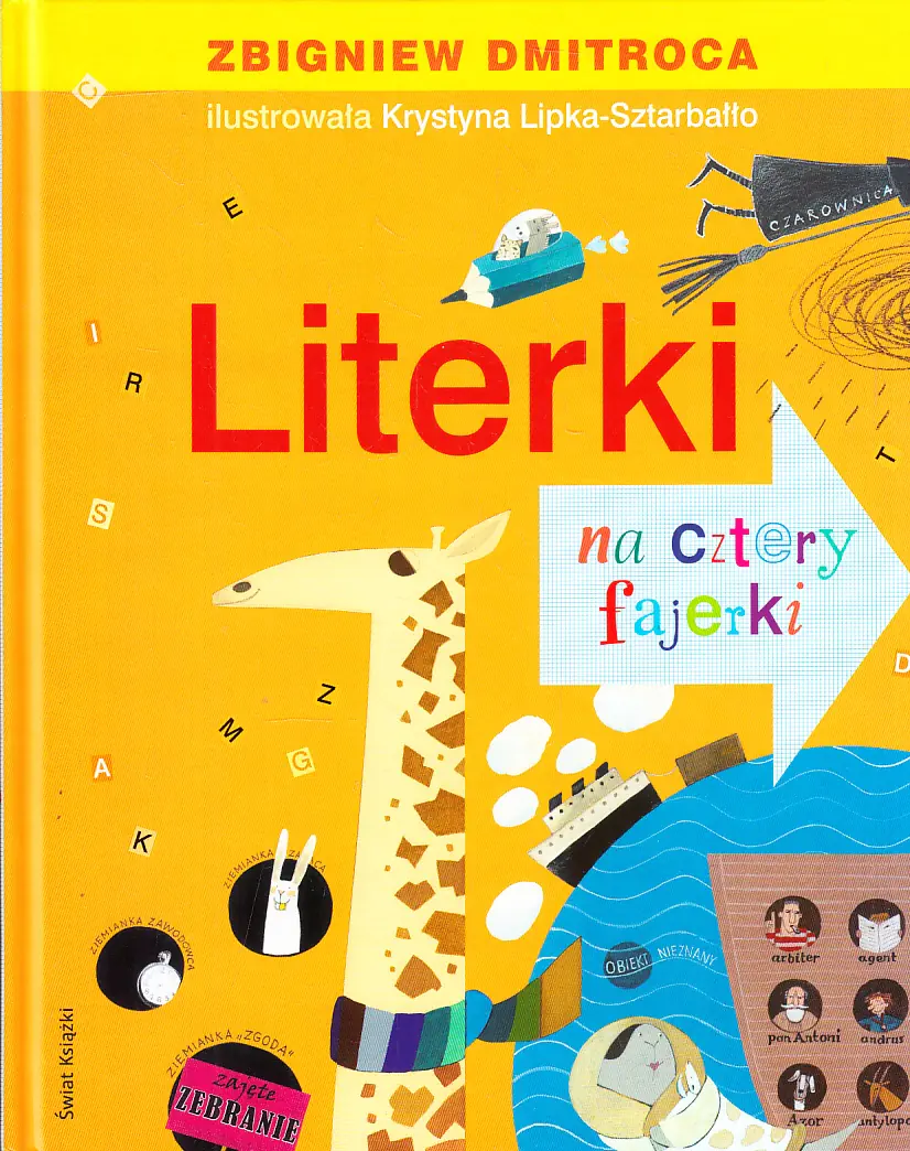 Książka - Literki na cztery fajerki