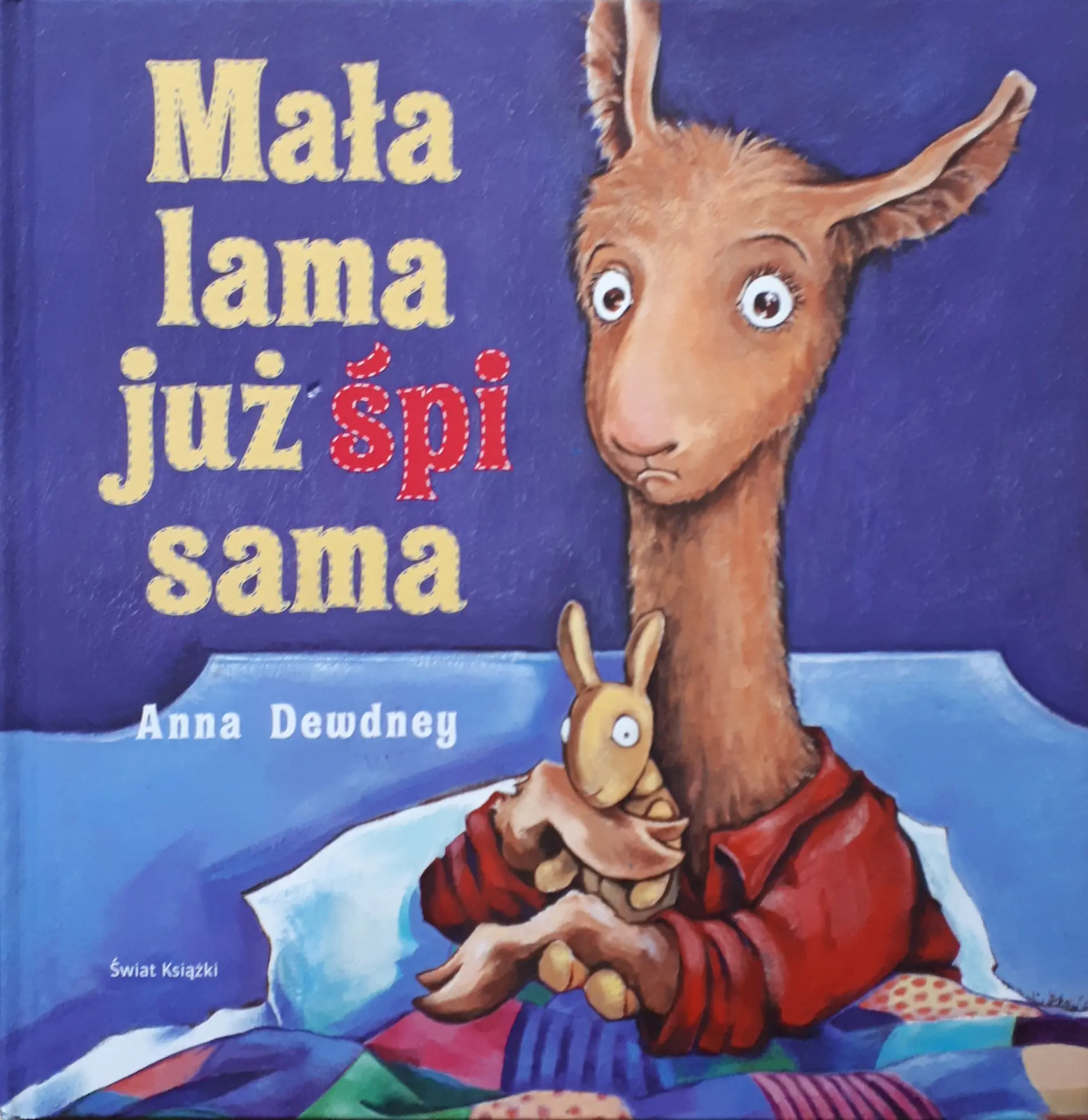 Książka - Mała lama już śpi sama