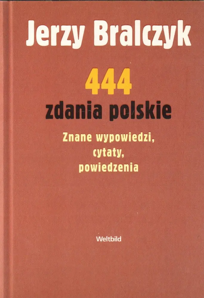 Książka - 444 zdania polskie