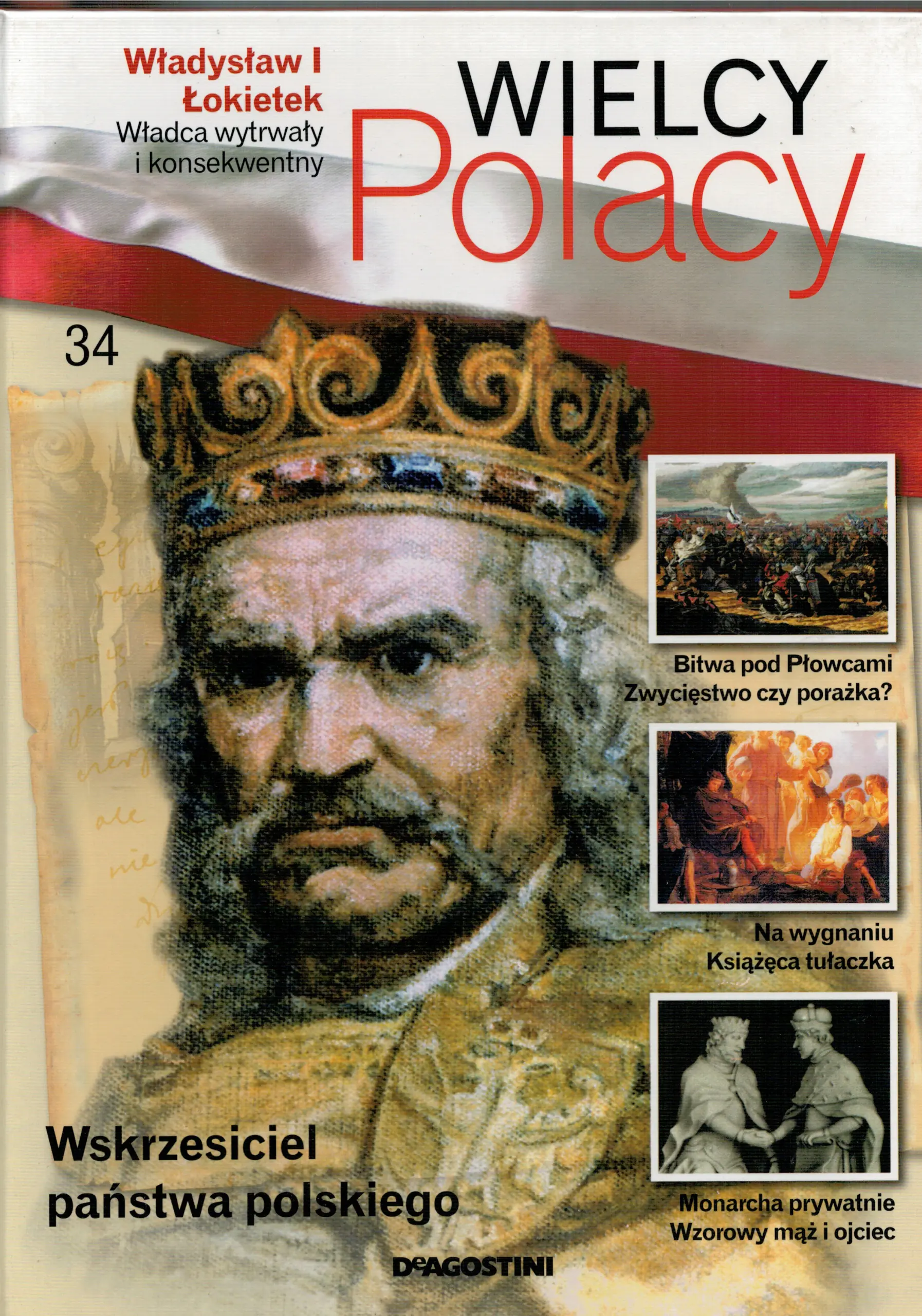 Książka - Władysław I Łokietek seria Wielcy Polacy tom 34