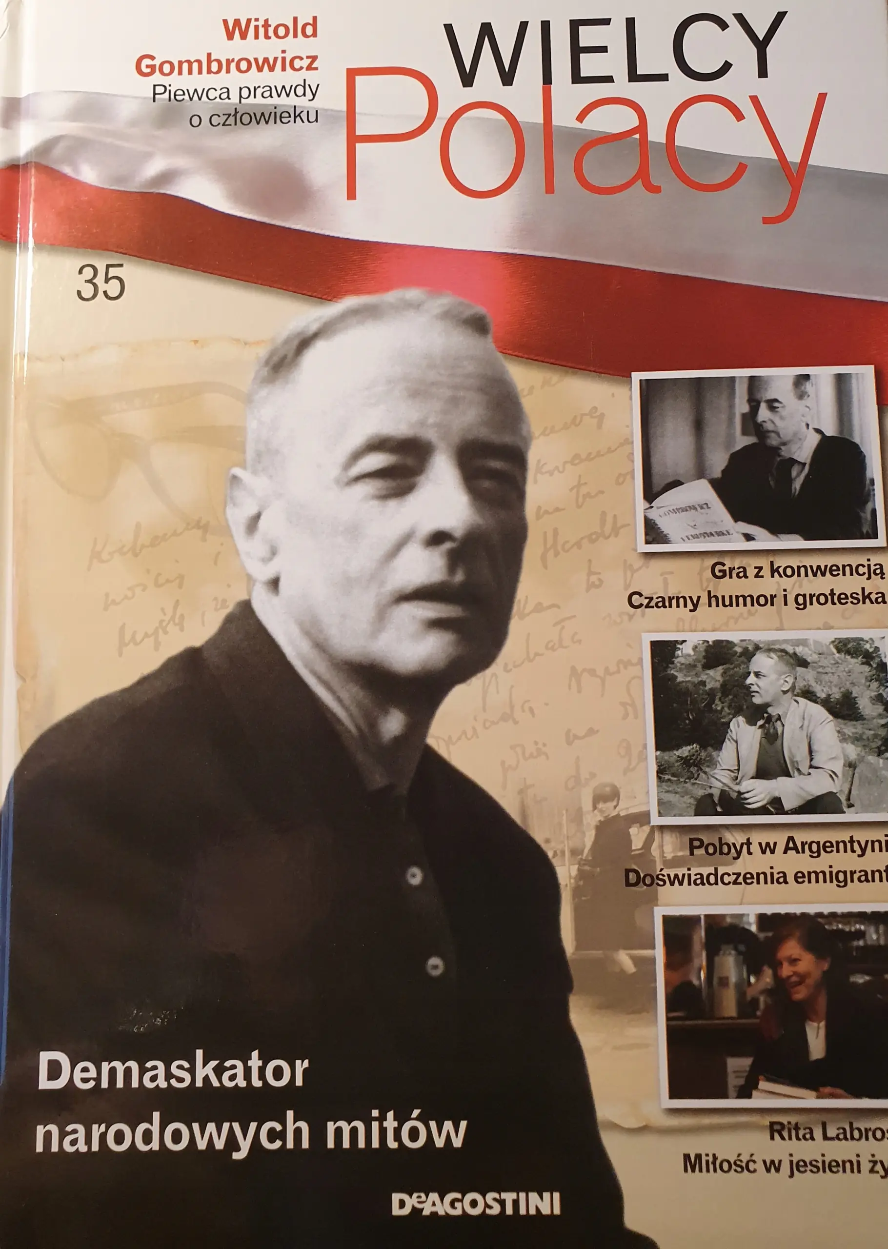 Książka - Wielcy Polacy Witold Gombrowicz tom 35