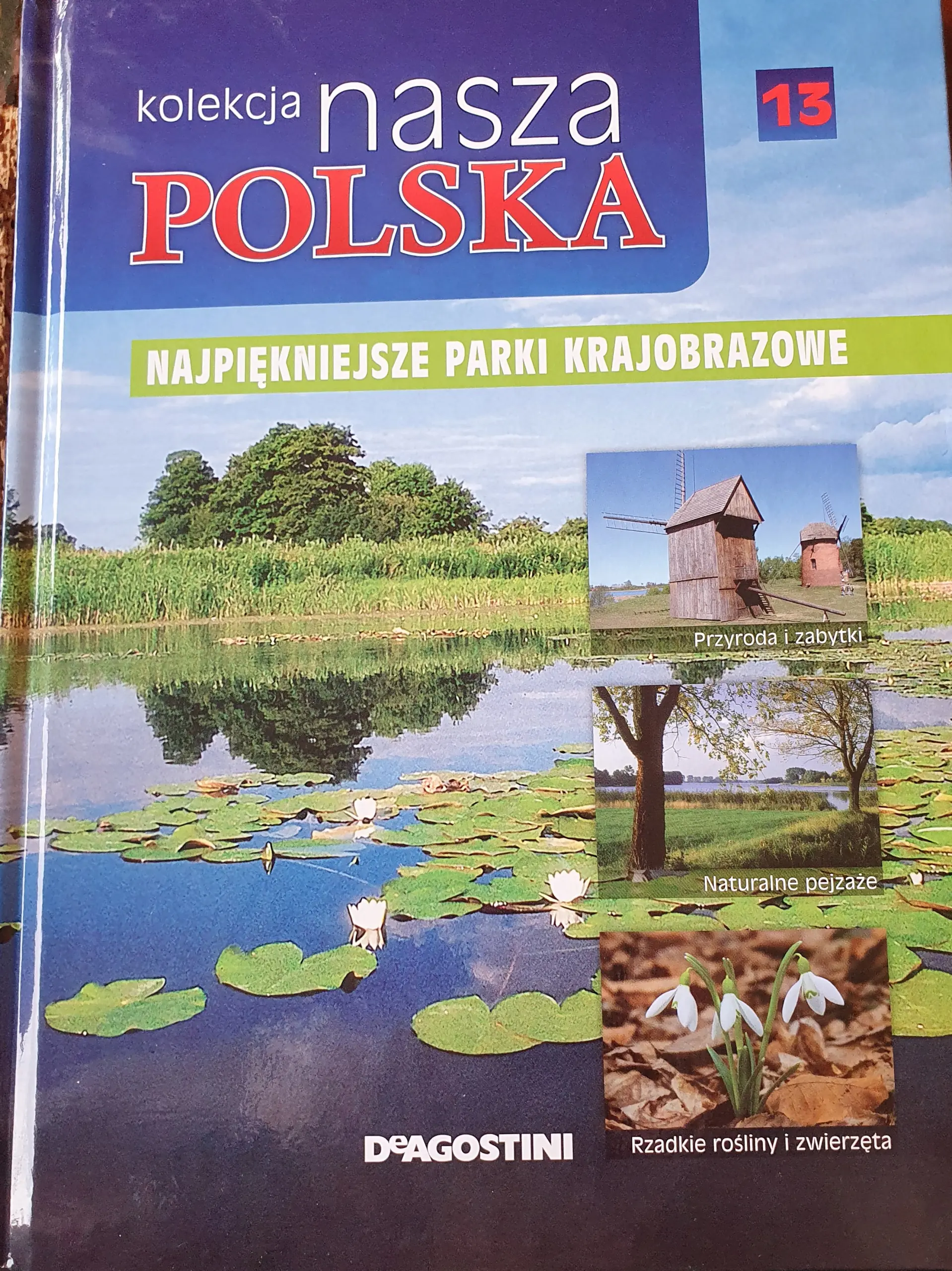 Książka - Kolekcja Nasza Polska Najpiękniejsze Parki krajobrazowe 13