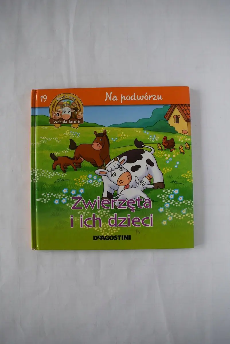 Książka - Wesoła farma. Na podwórzu. Zwierzęta i i ch dzieci