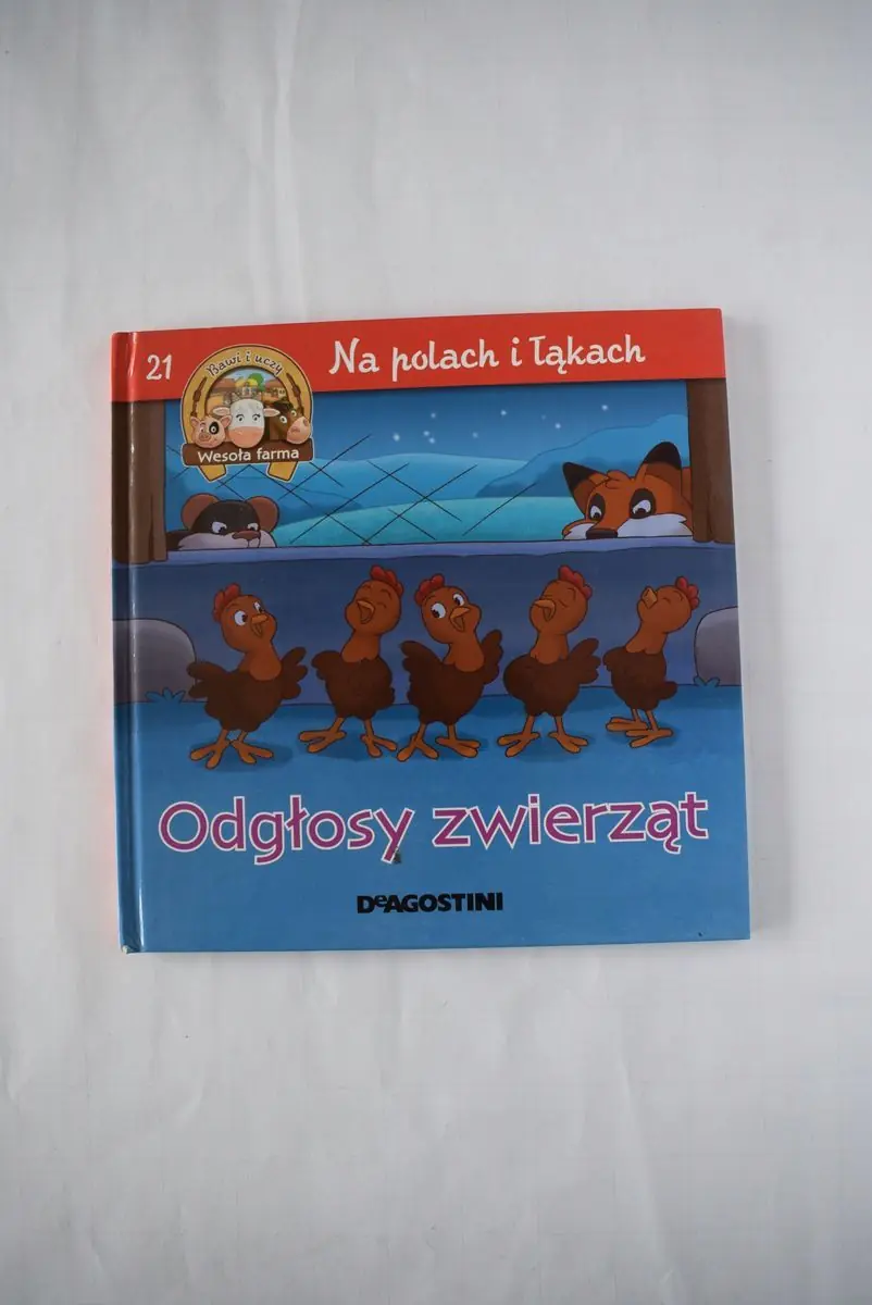 Książka - Wesoła farma. Na polach i łąkach. Odgłosy zwierząt