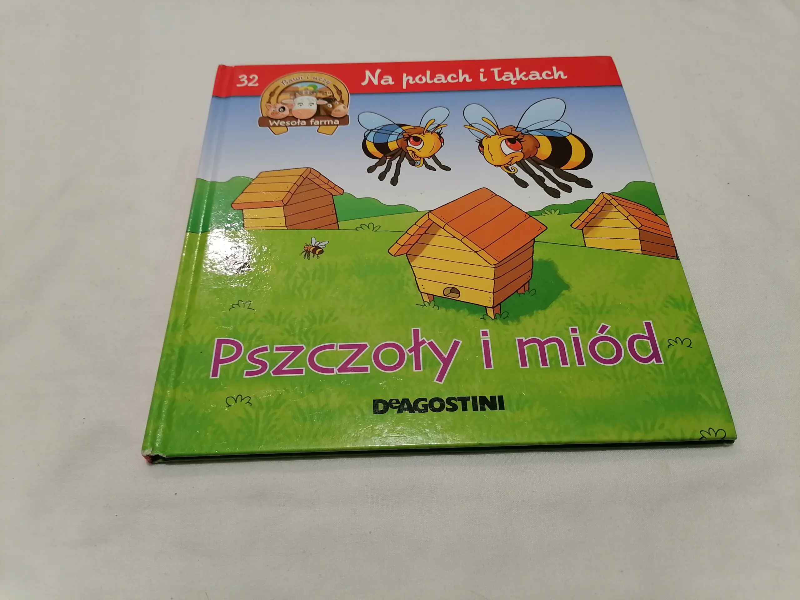Książka - Wesoła farma – Pszczoły i miód (Na polach i łąkach) tom 32