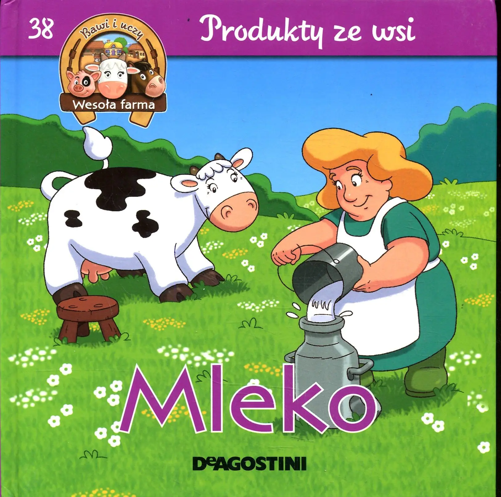 Książka - Wesoła farma: Mleko