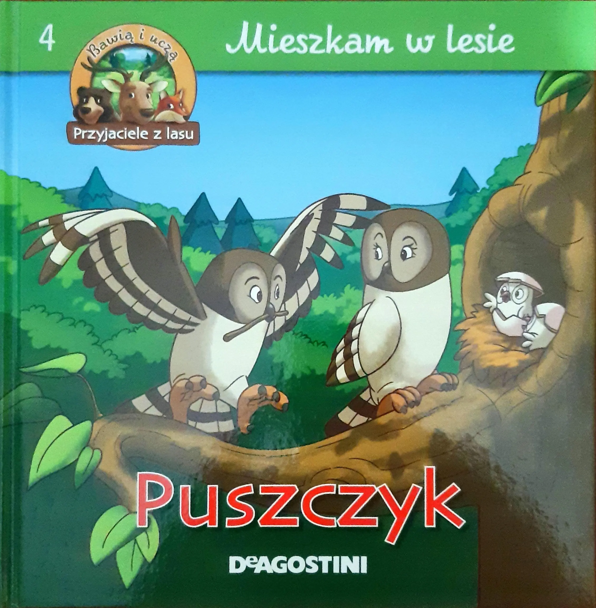 Książka - Mieszkam w lesie Puszczyk