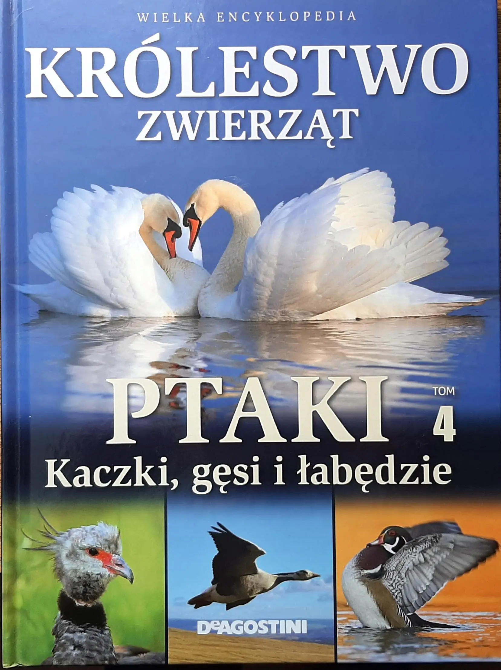 Książka - Królestwo zwierząt Tom 4 Ptaki Kaczki gęsi i łabędzie