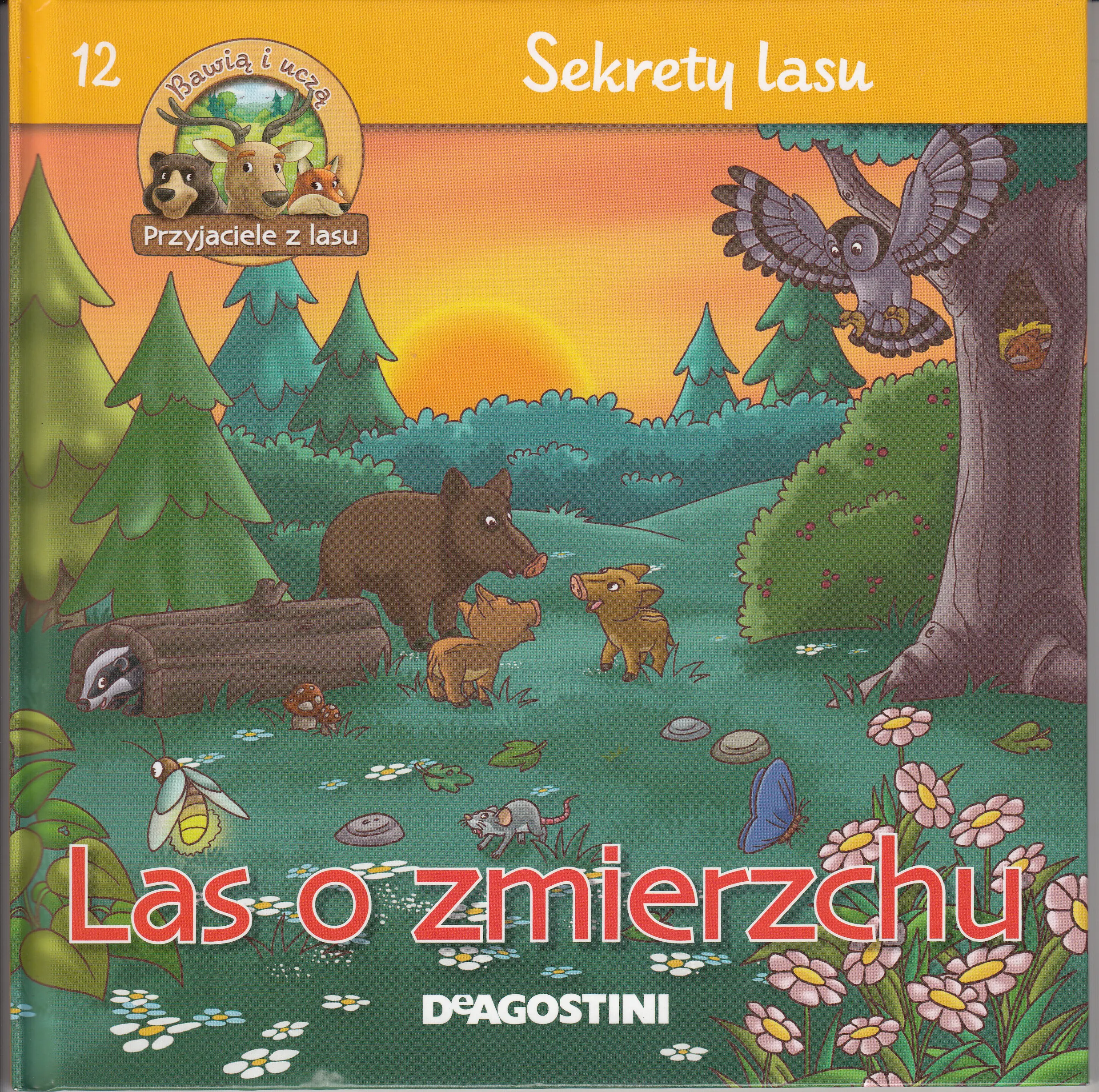 Książka - Las o zmierzchu * Sekrety lasu 12