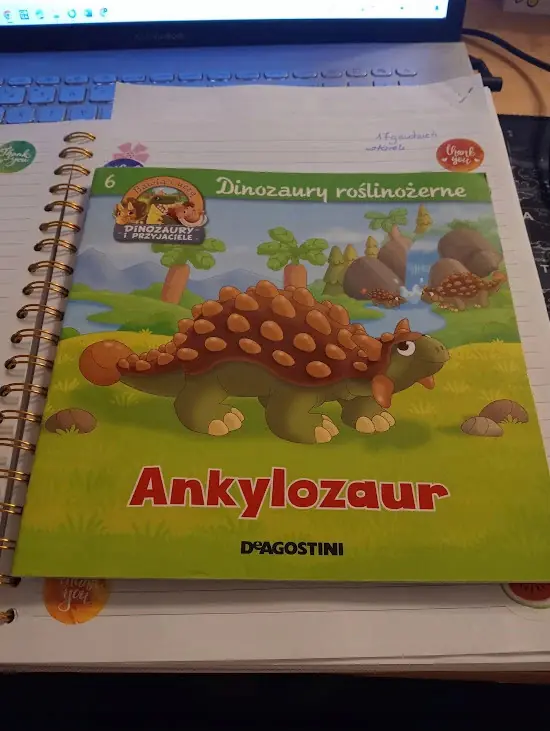 Książka - Ankylozaur. Dinozaury roślinożerne
