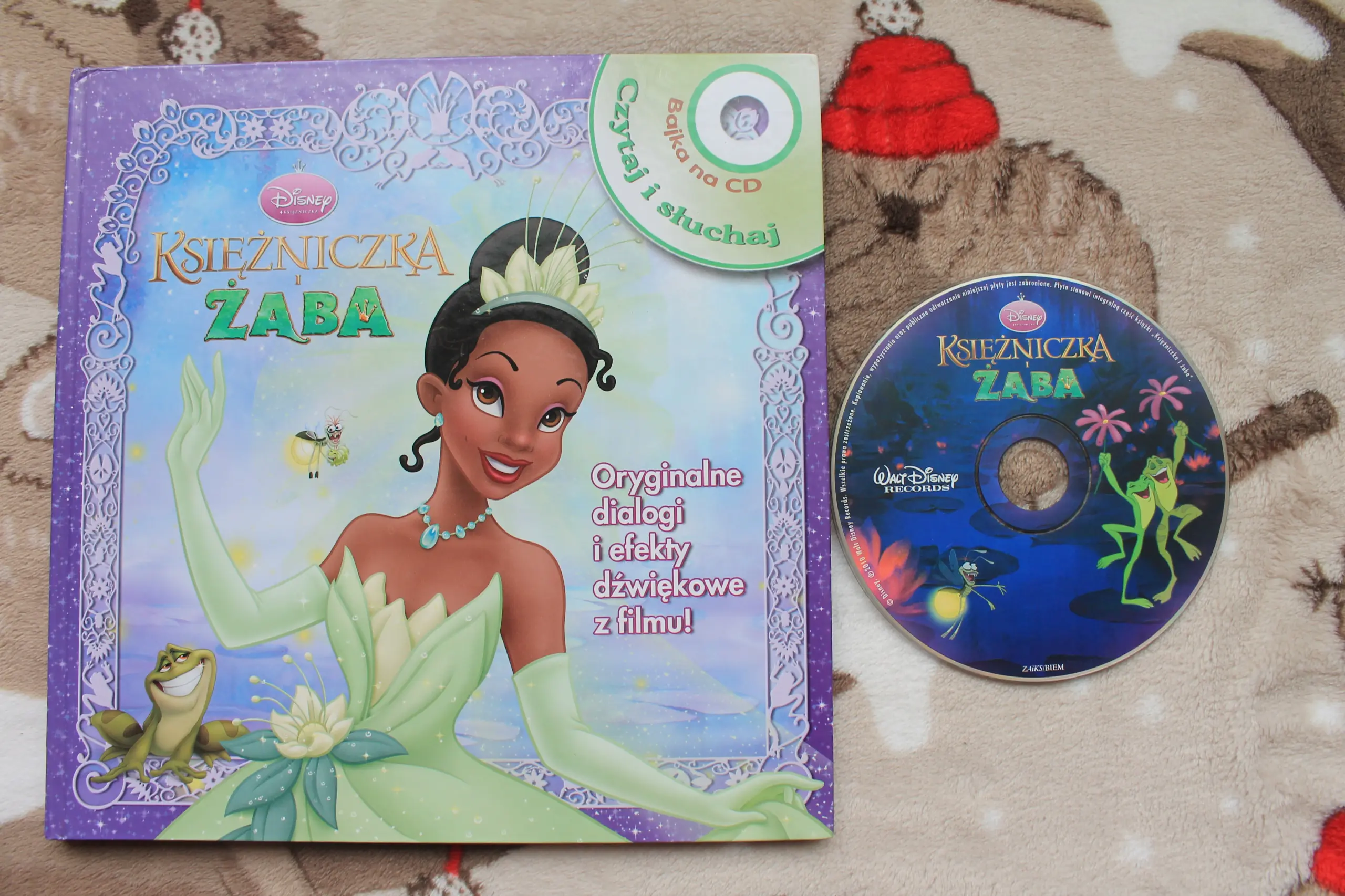 Książka - Księżniczka i żaba Czytaj i słuchaj   CD