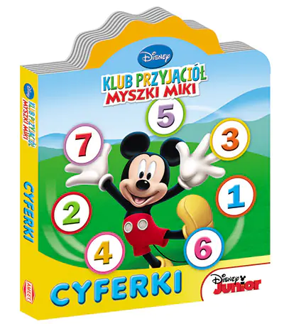 Książka - Klub przyjaciół Myszki Miki. Cyferki