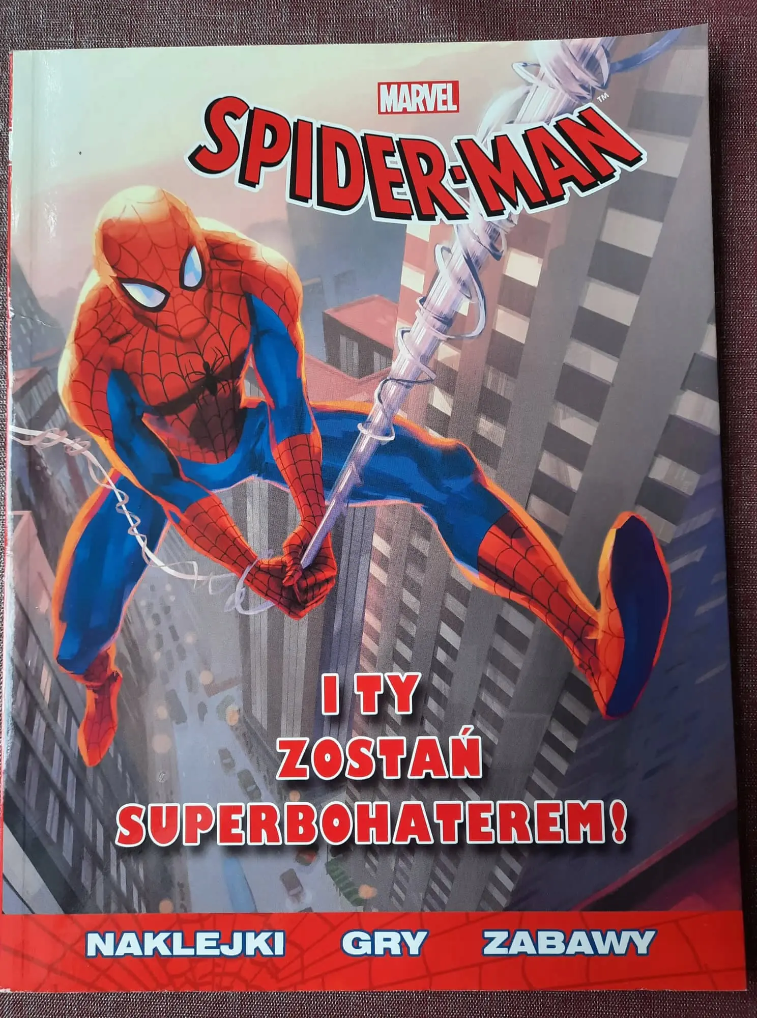 Książka - Spider-Man I Ty zostań superbohaterem!