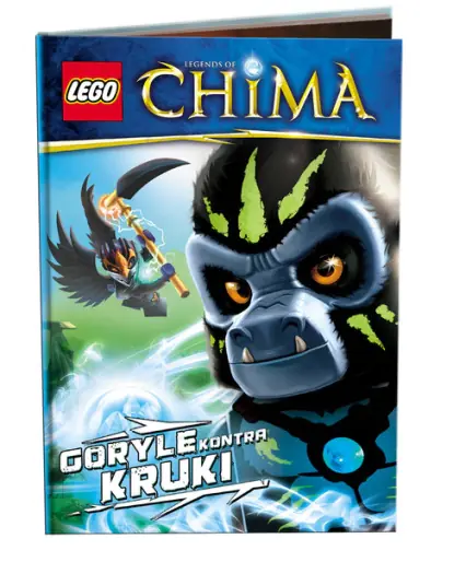 Książka - LEGO Legends of Chima. Goryle kontra Kruki