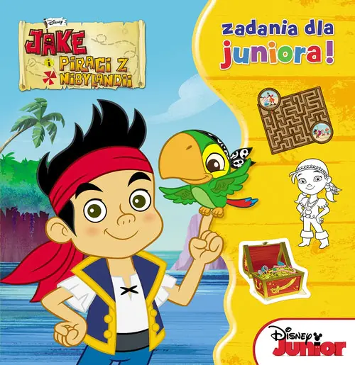 Książka - Zadania dla juniora Jake i piraci z Nibylandii