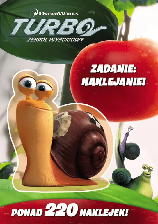 Książka - Turbo zespół wyścigowy. Zadanie: naklejanie!