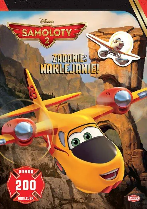 Książka - Samoloty 2. Zadanie: naklejanie!