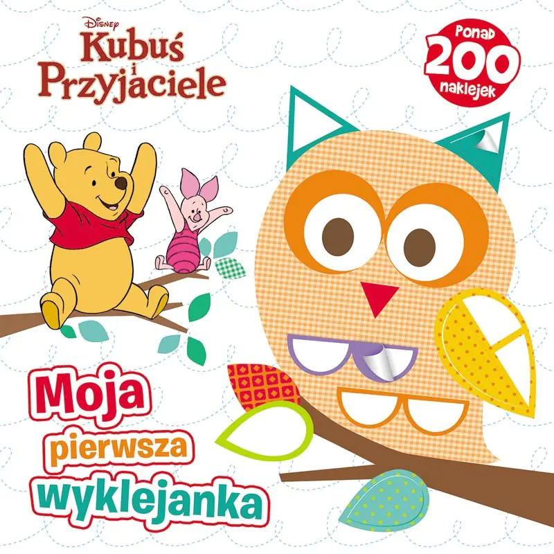 Książka - Moja pierwsza wyklejanka. Kubuś i Przyjaciele
