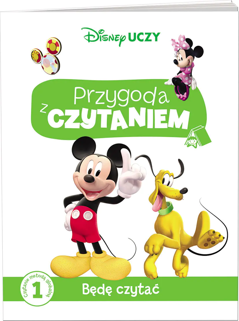 Książka - Disney uczy. Przygoda z czytaniem. Poziom 1. Będę czytać