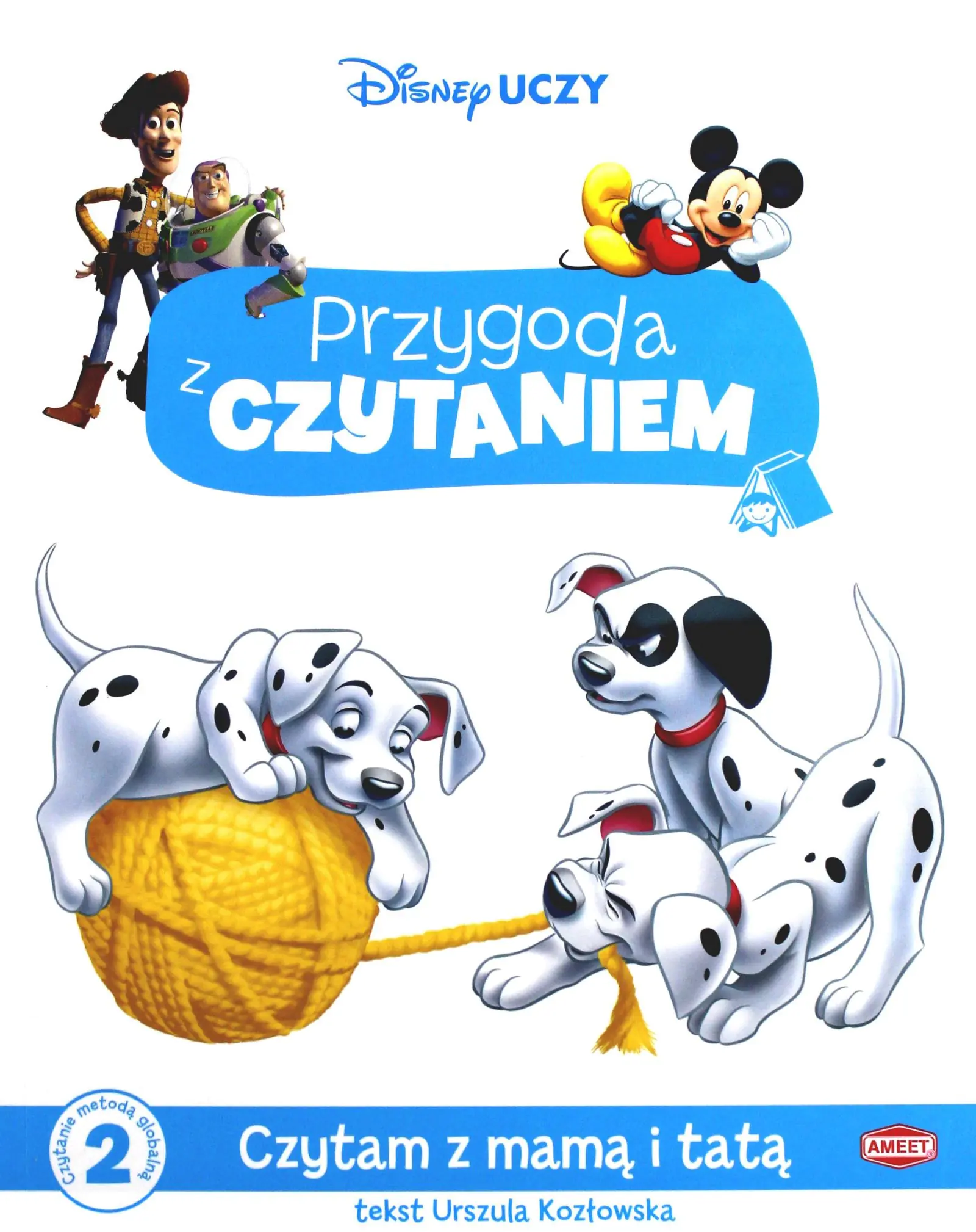 Książka - Disney uczy. Przygoda z czytaniem. Poziom 2. Czytam z mamą i tatą