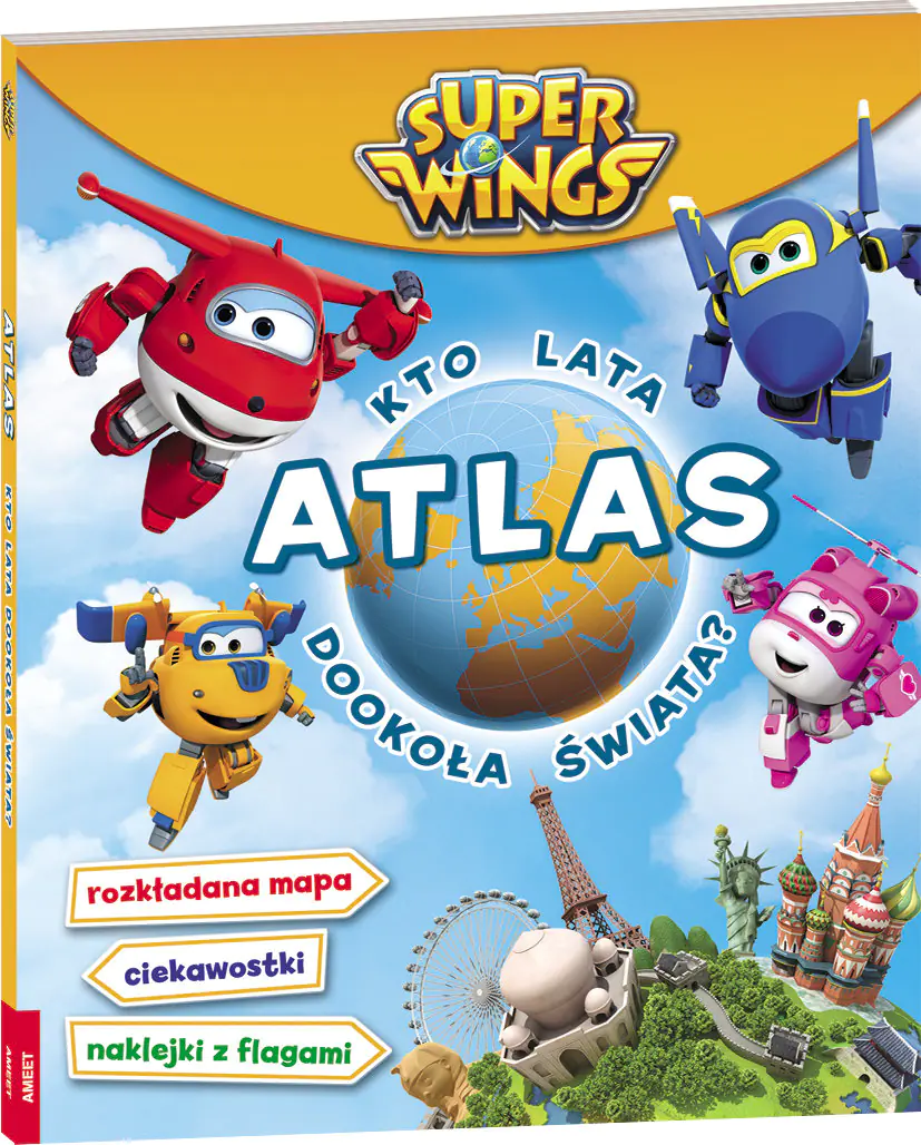 Książka - Super Wings. Atlas. Kto lata dookoła świata?