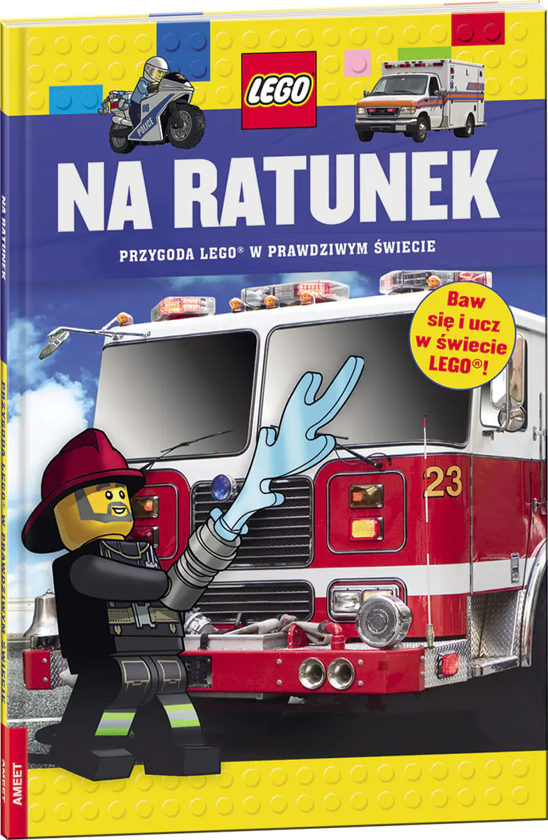 Książka - Na ratunek. Przygoda LEGO® w prawdziwym świecie