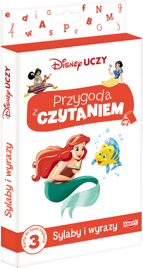 Książka - Disney uczy. Przygoda z czytaniem. Sylaby i wyrazy