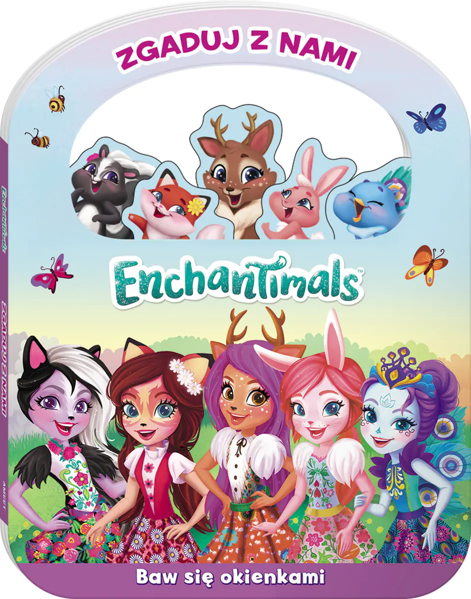Książka - Baw się okienkami. Enchantimals. Zgaduj z nami