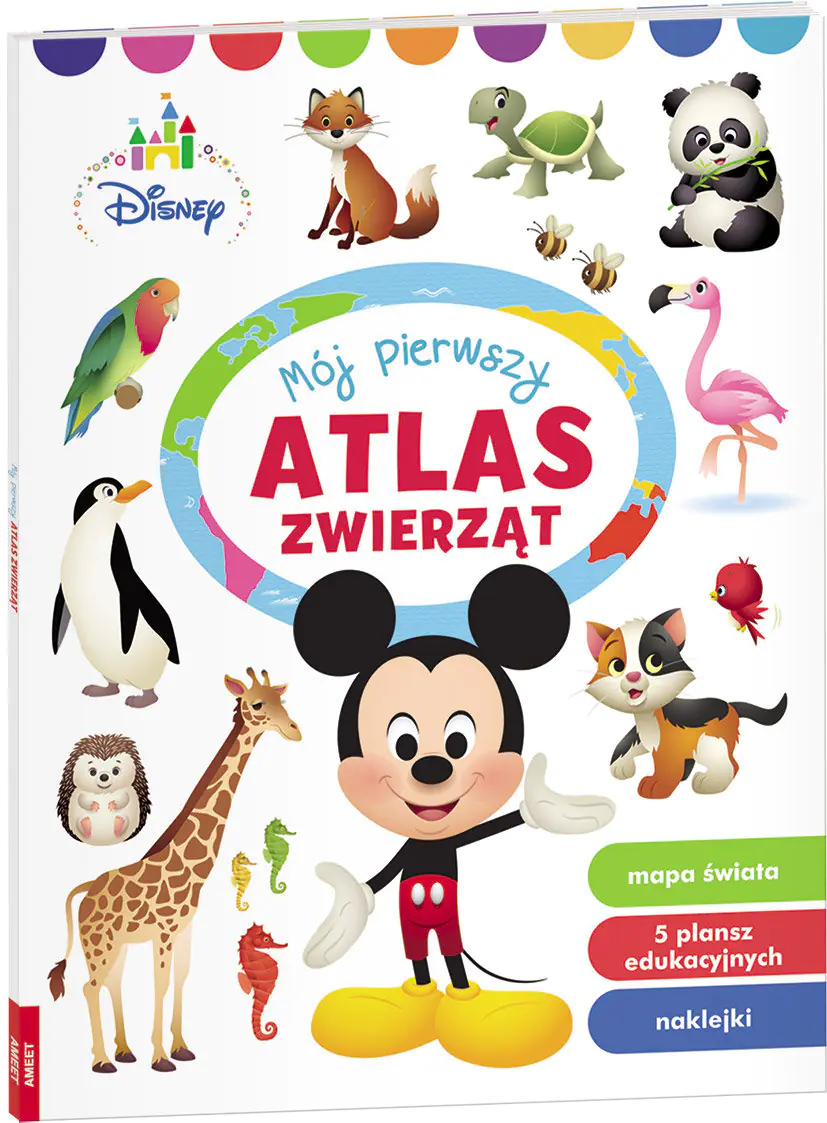 Książka - Disney maluch. Mój pierwszy atlas zwierząt