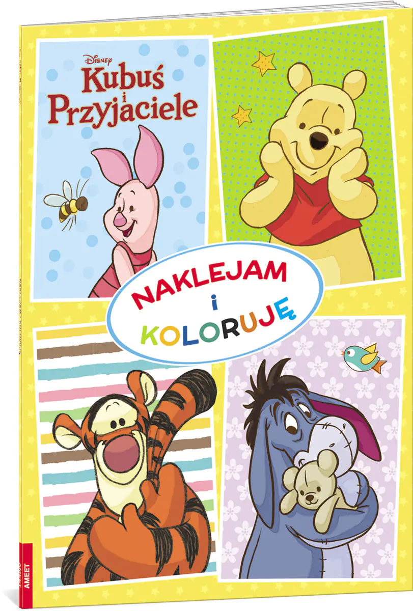 Książka - Kubuś i Przyjaciele. Naklejam i koloruję