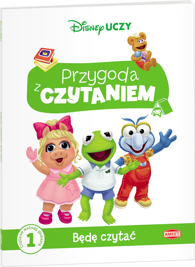 Książka - Przygoda z czytaniem. Będę czytać. Disney Uczy