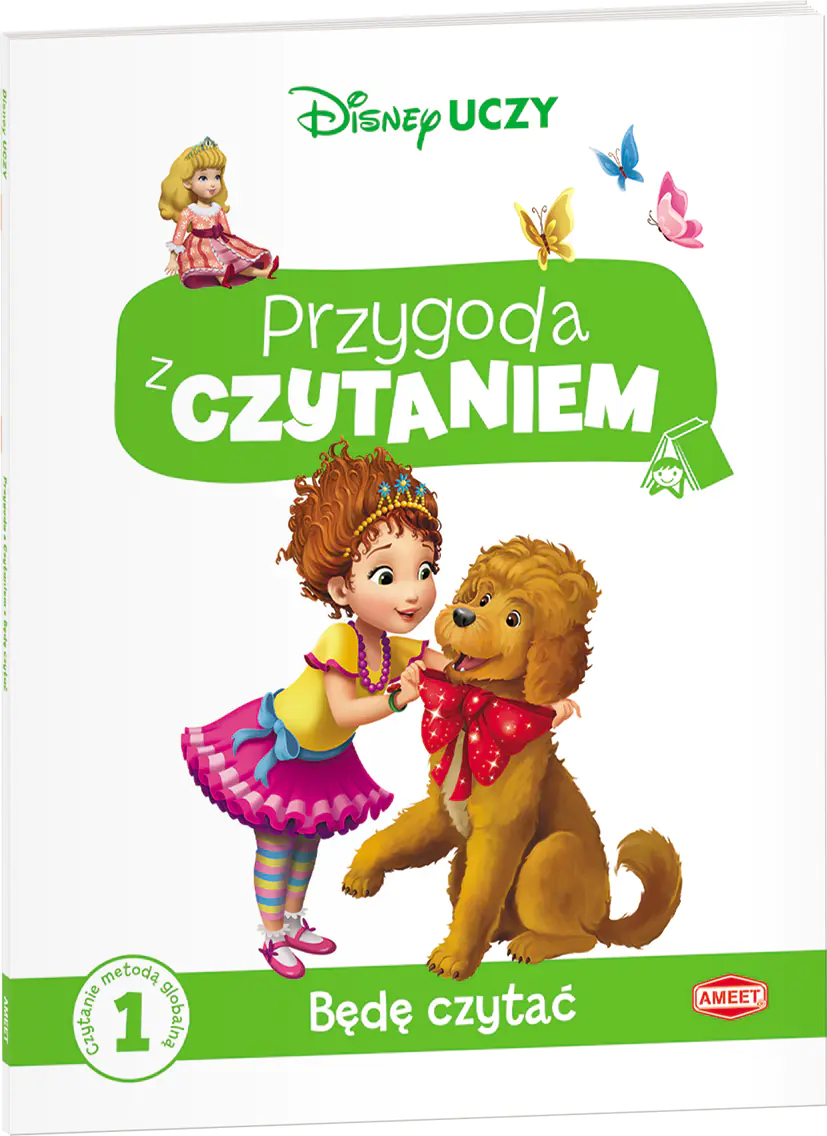 Książka - Disney uczy. Przygoda z czytaniem. Poziom 1. Będę czytać