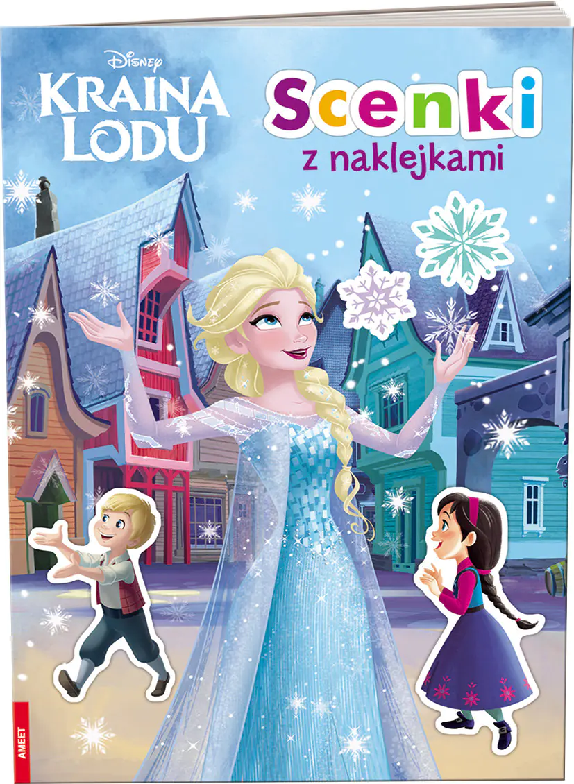 Książka - Kraina Lodu. Scenki z naklejkami
