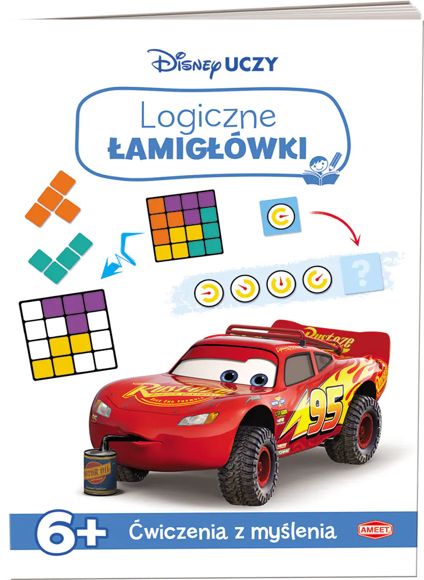 Książka - Disney Uczy. Logiczne łamigłówki