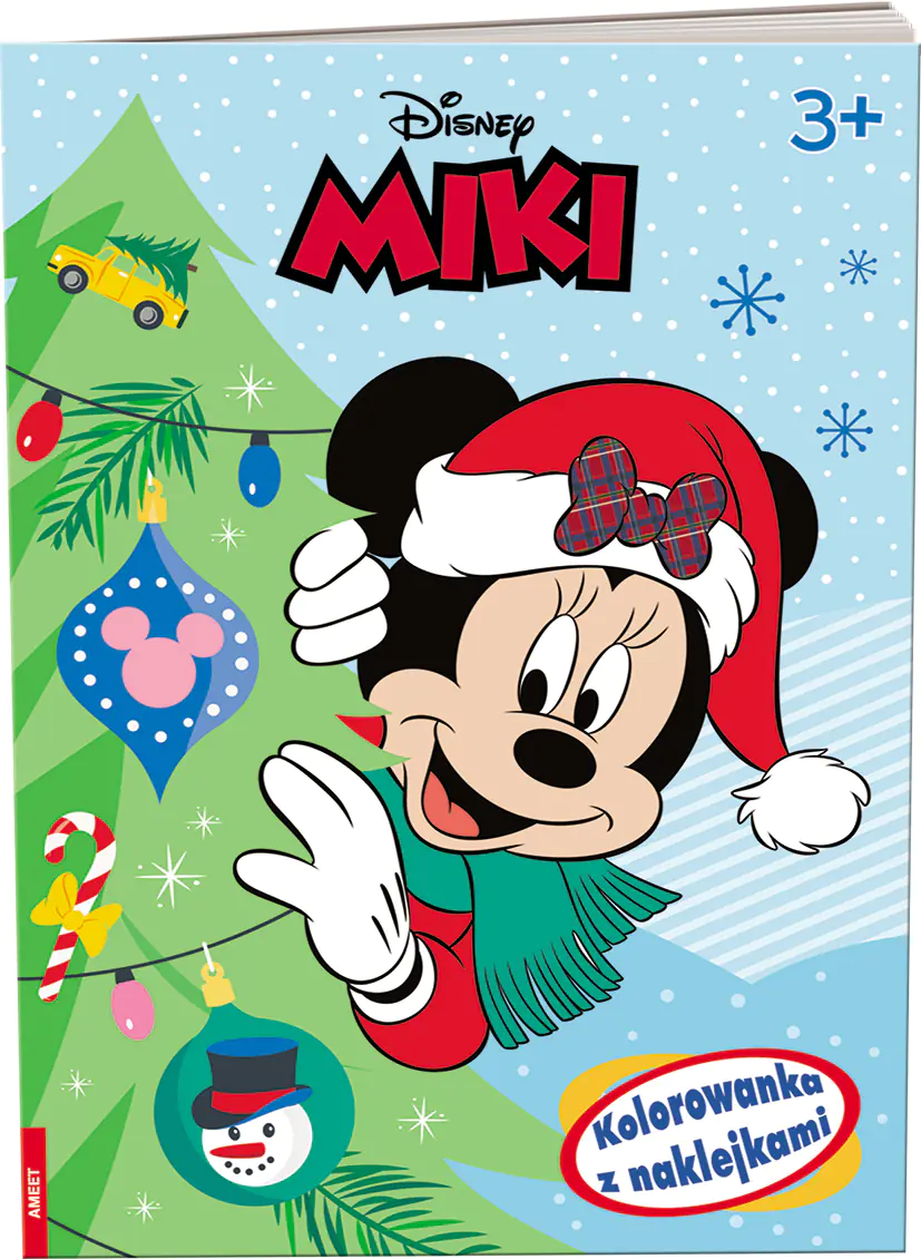 Książka - Disney Miki. Kolorowanka z naklejkami