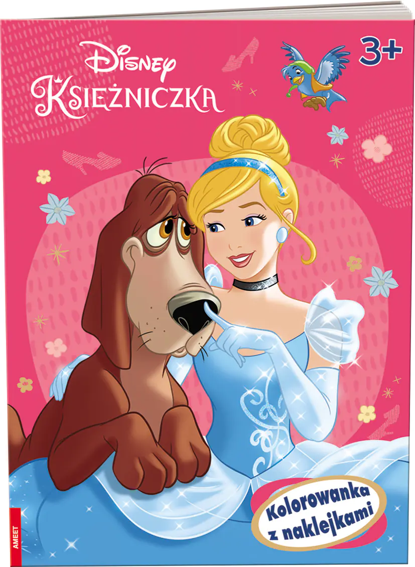 Książka - Disney Księżniczka. Kolorowanka z naklejkami