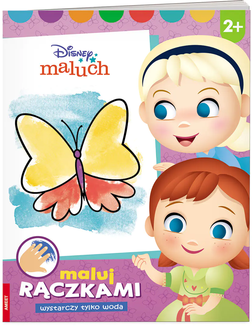 Książka - Disney Maluch. Maluj rączkami