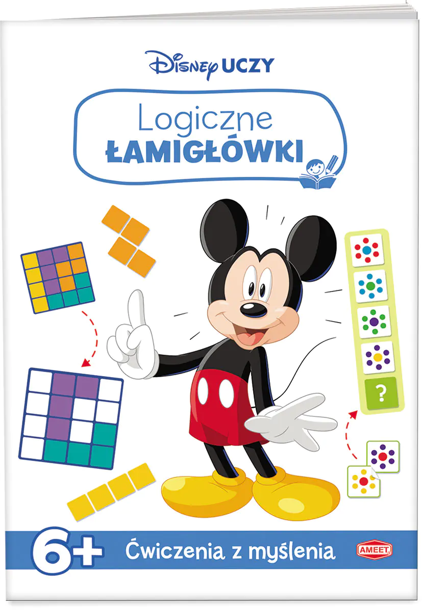Książka - Disney Uczy. Logiczne łamigłówki