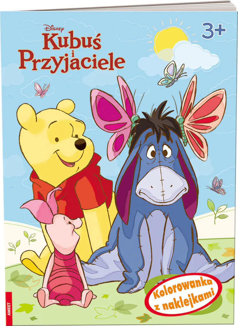 Książka - Kubuś i Przyjaciele. Kolorowanka z naklejkami