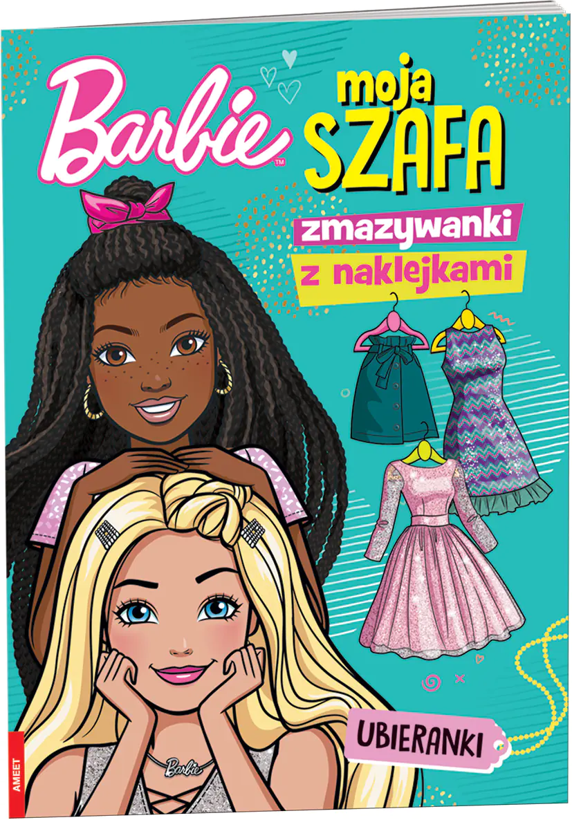 Książka - Barbie. Moja szafa. Zmazywanki z naklejkami