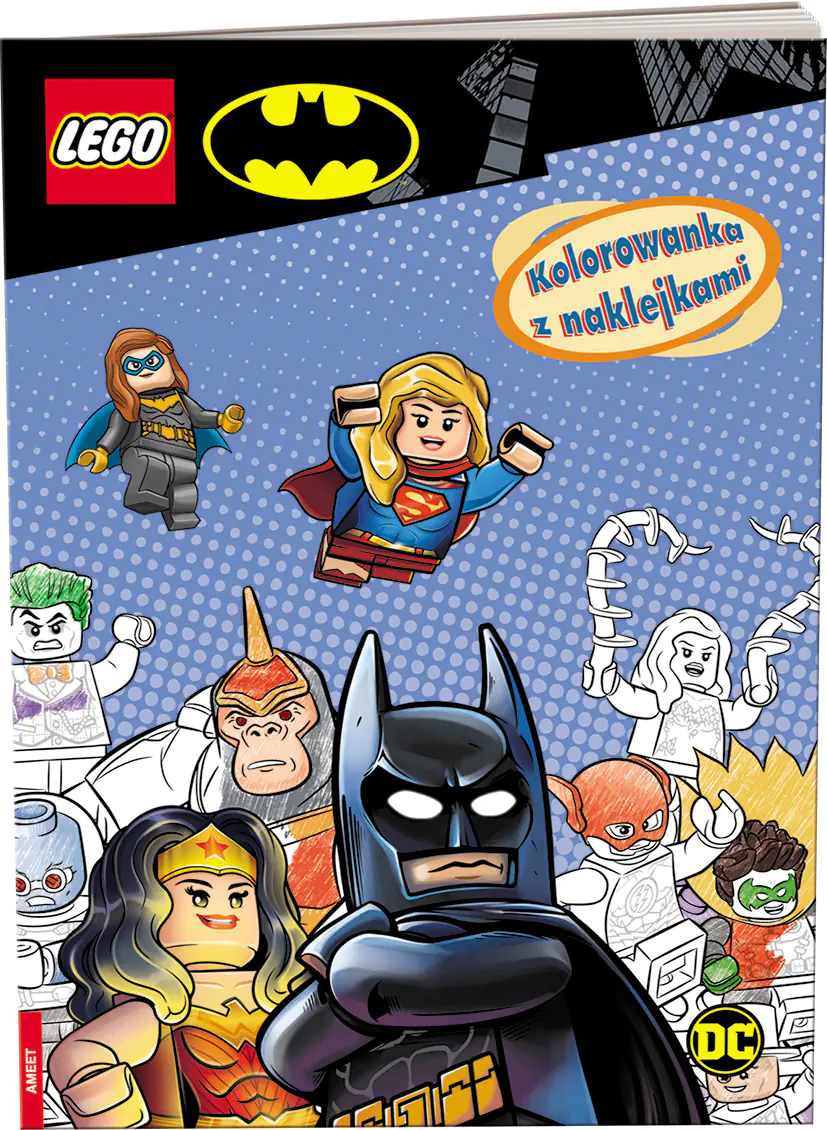 Książka - LEGO Batman. Kolorowanka z naklejkami