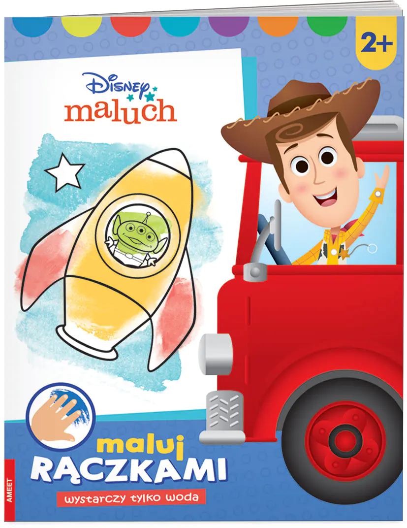 Książka - Disney Maluch. Maluj rączkami