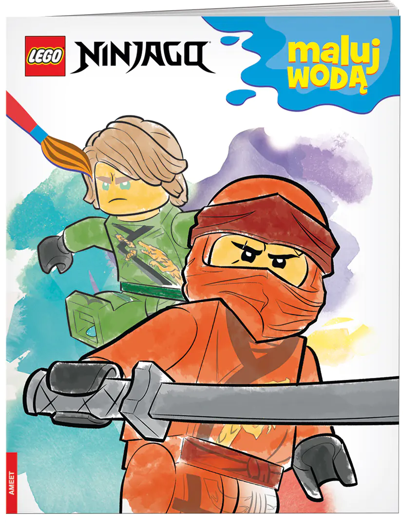 Książka - LEGO Ninjago. Maluj wodą