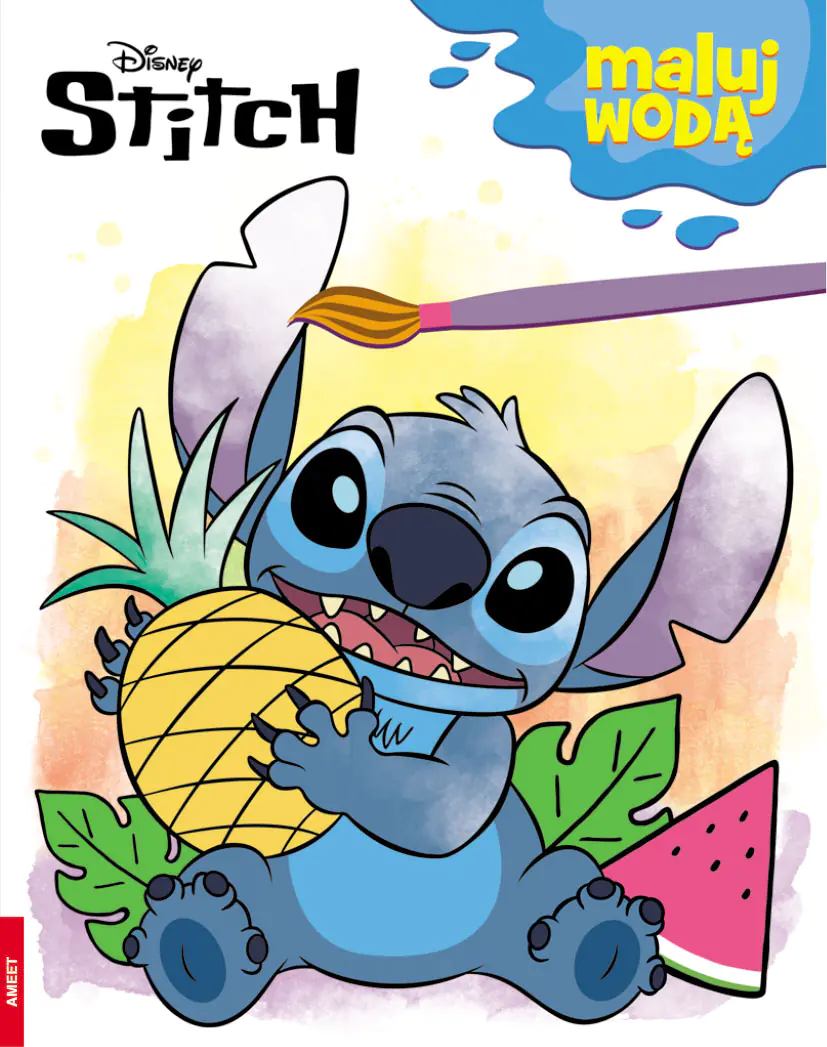 Książka - Stitch. Maluj wodą