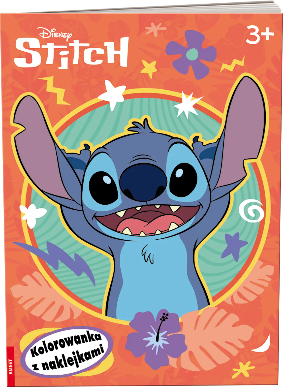 Książka - Stitch. Kolorowanka z naklejkami
