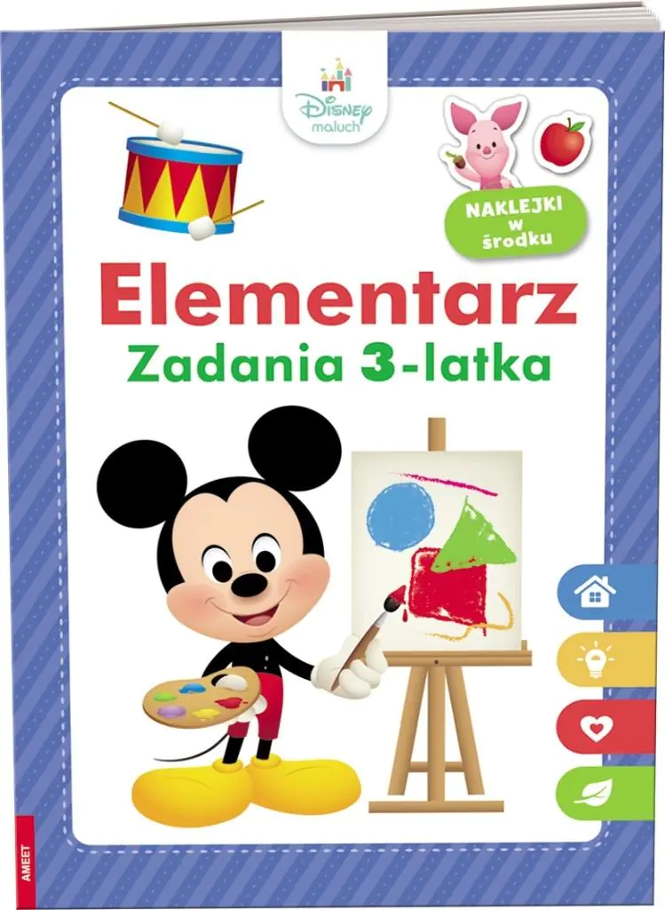 Książka - Disney Maluch. Elementarz. Zadania 3-latka