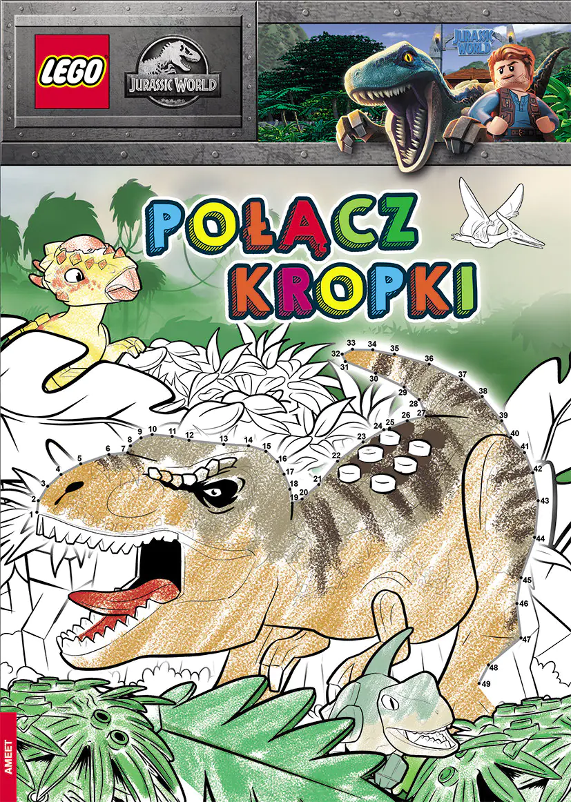 Książka - LEGO Jurassic World. Połącz kropki