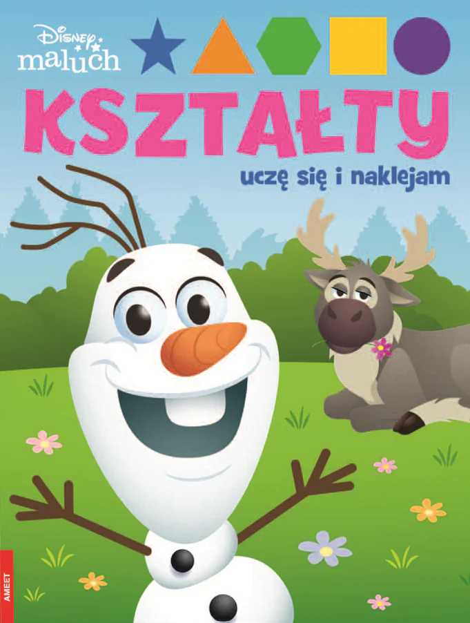 Książka - Disney Maluch. Kształty. Uczę się i naklejam