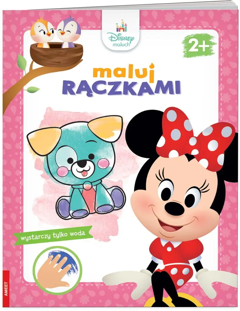 Książka - Maluj rączkami. Disney maluch